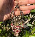 Colorful Chandelier Beaded Crystal Pendant Necklace
